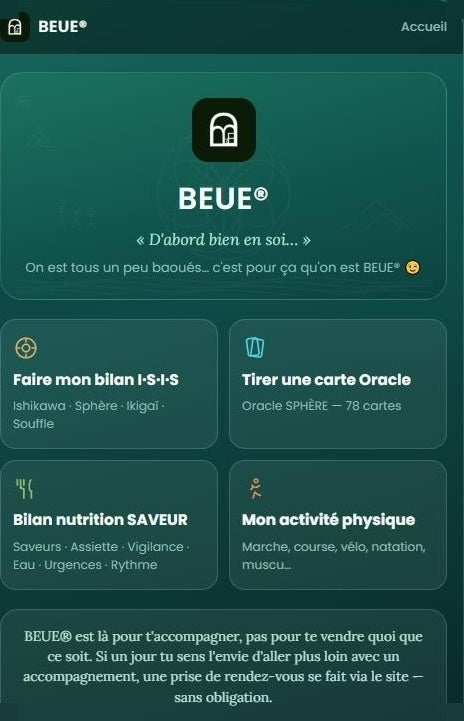 BEUE® Lanterne — Bilan I·S·I·S & Oracle SPHÈRE