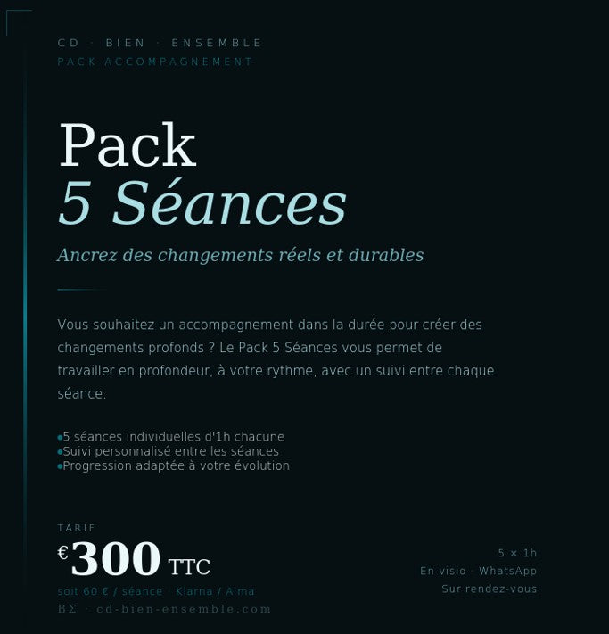 Pack 5 séances