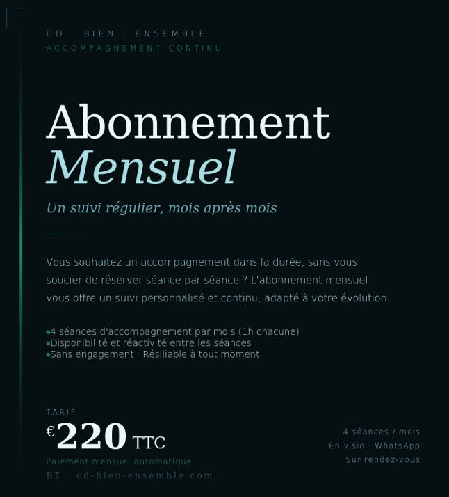 Abonnement mensuel