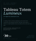 Option — Tableau totem lumineux