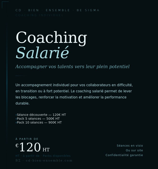 Coaching salarié